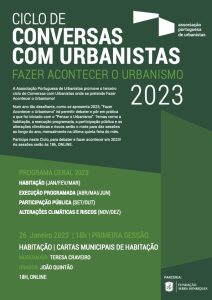 Programa das Conversas de Urbanistas 2023