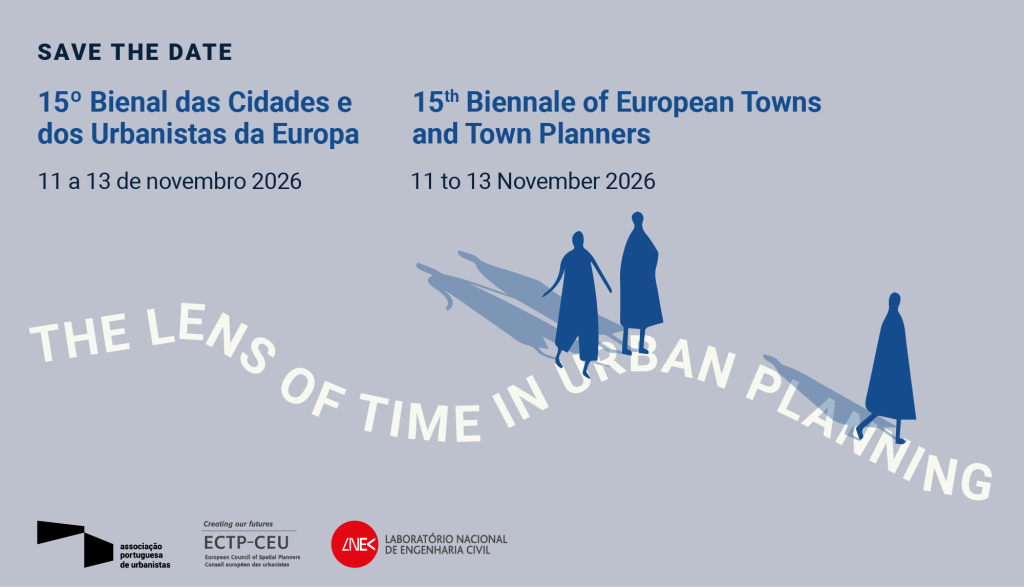 15ª Bienal das Cidades e dos Urbanistas da Europa - SAVE THE DATE!